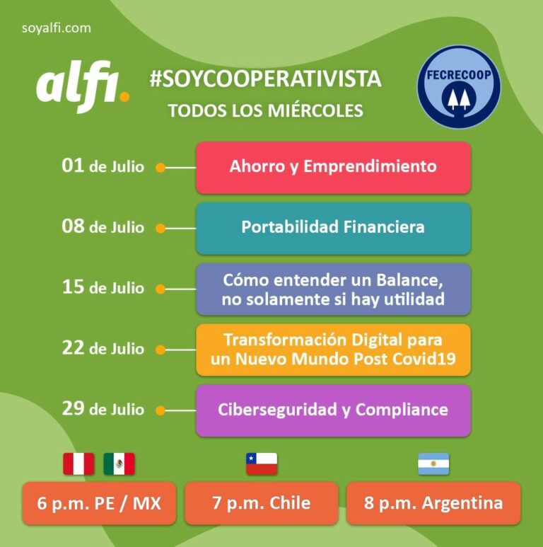 Fecrecoop organiza ciclo de webinars junto a Alfi Fecrecoop organiza ciclo de webinars junto a Alfi
