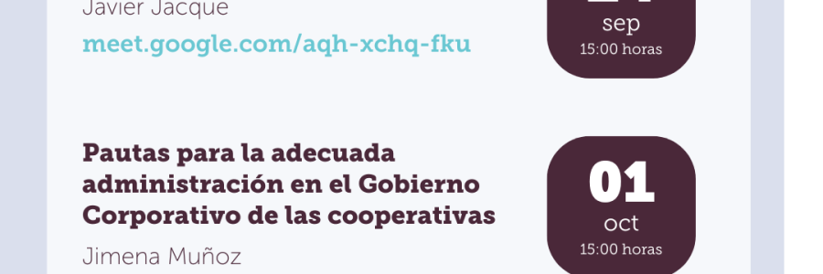 Cooperativas de Chile participa en ciclo de charlas sobre economía social y empresas cooperativas