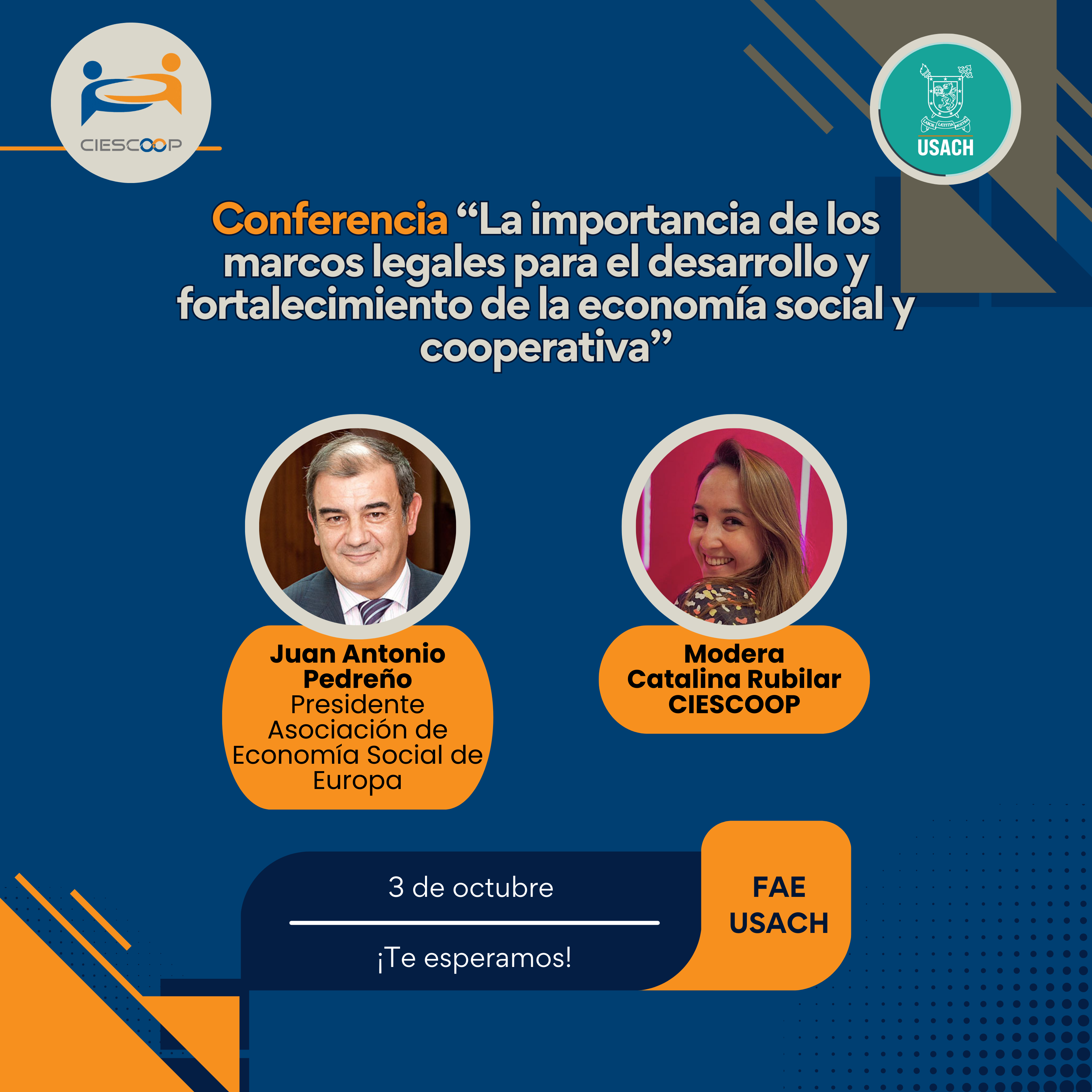 USACH conmemora centenario de la primera Ley General de Cooperativas con Seminario Internacional