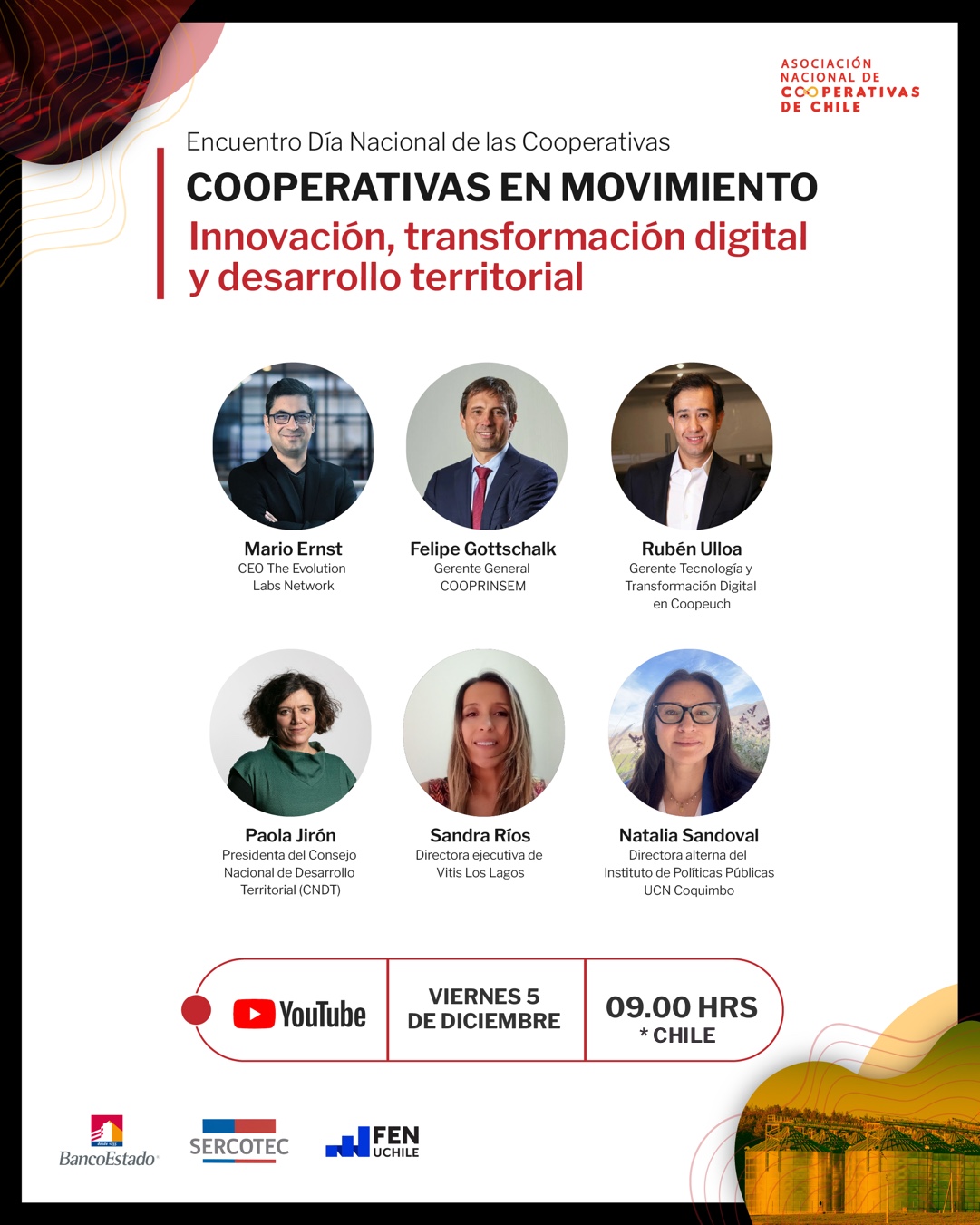 ANCCh realizará encuentro anual sobre innovación, digitalización y desarrollo territorial en el marco del Día Nacional de las Cooperativas ANCCh realizará encuentro anual sobre innovación, digitalización y desarrollo territorial en el marco del Día Nacional de las Cooperativas