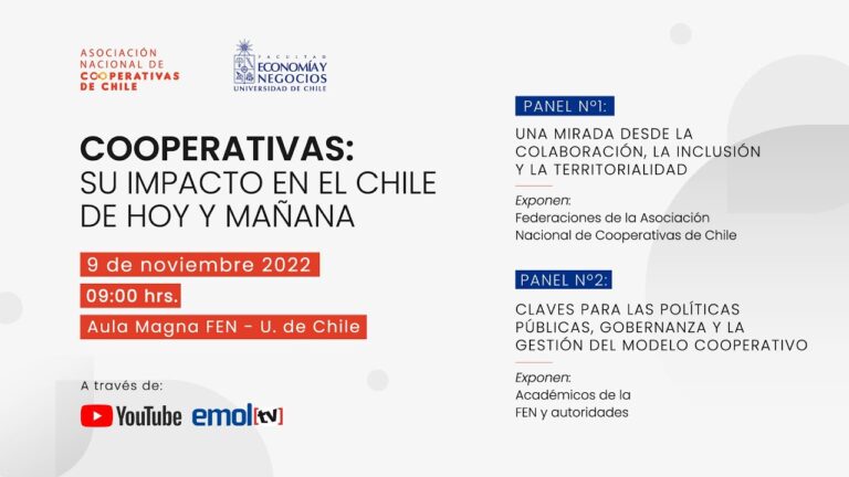Seminario «Cooperativas: Su impacto en el Chile de hoy y mañana»